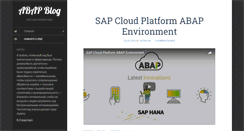 Desktop Screenshot of abap-blog.ru